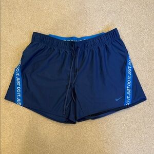 Nike Navy Blue Running Shorts